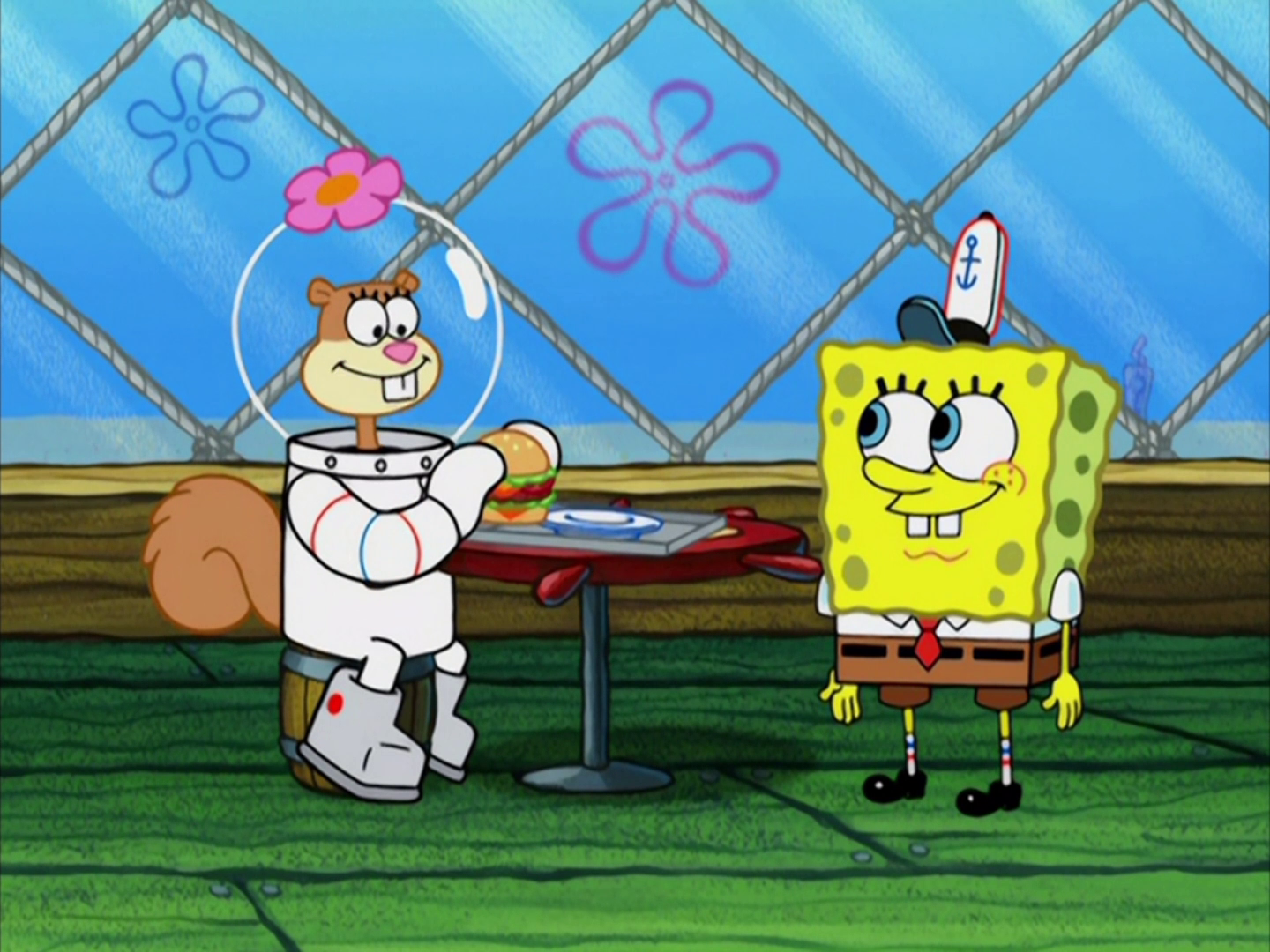 spongebob and sandy getting married