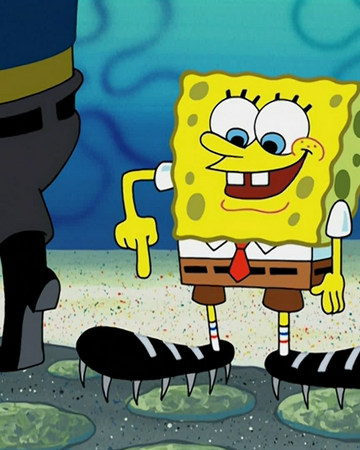 spongebob big shoes