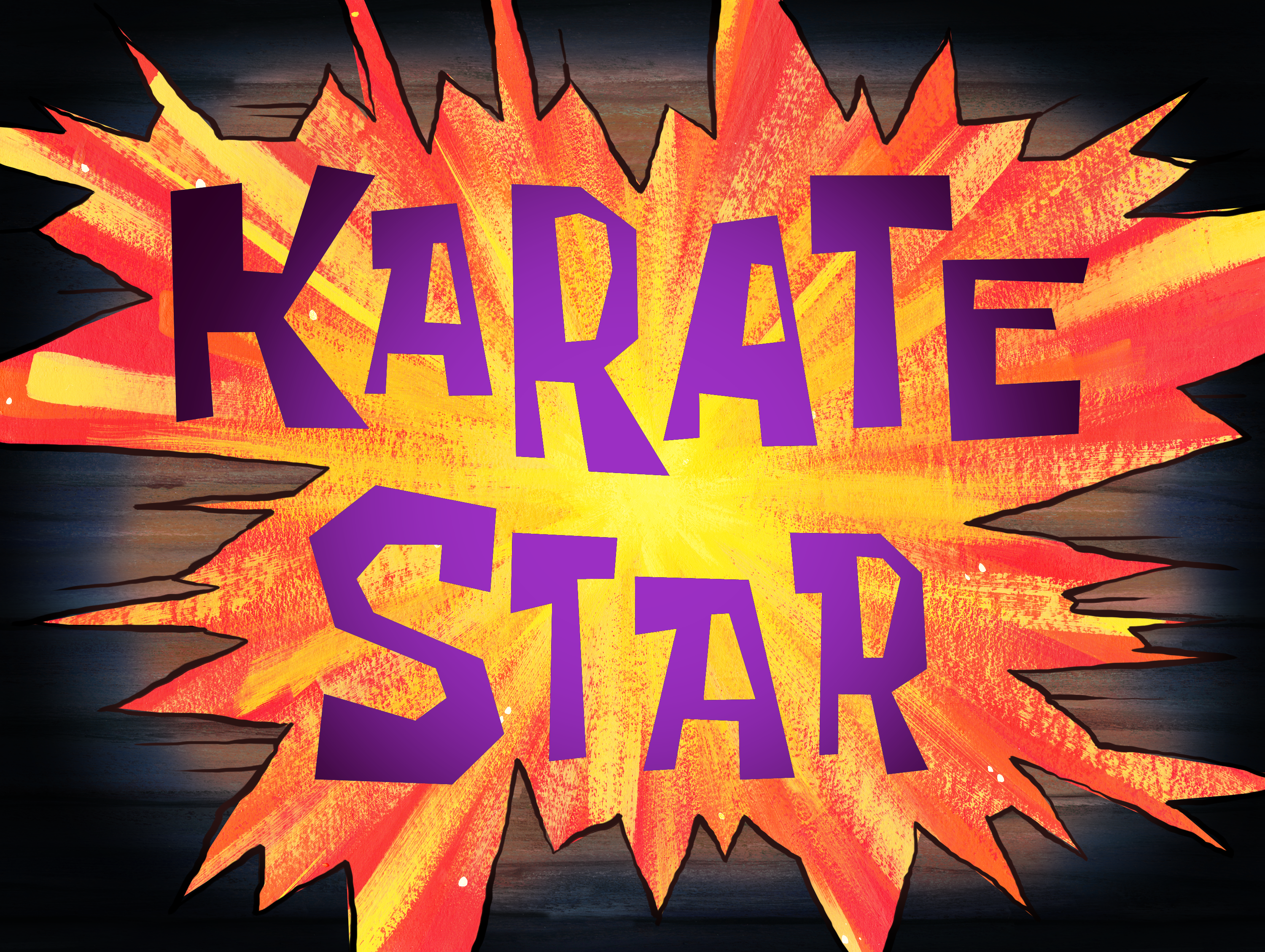 spongebob karate star