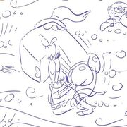 SpongeBob-Mr-Krabs-Pearl-hugging-sketch