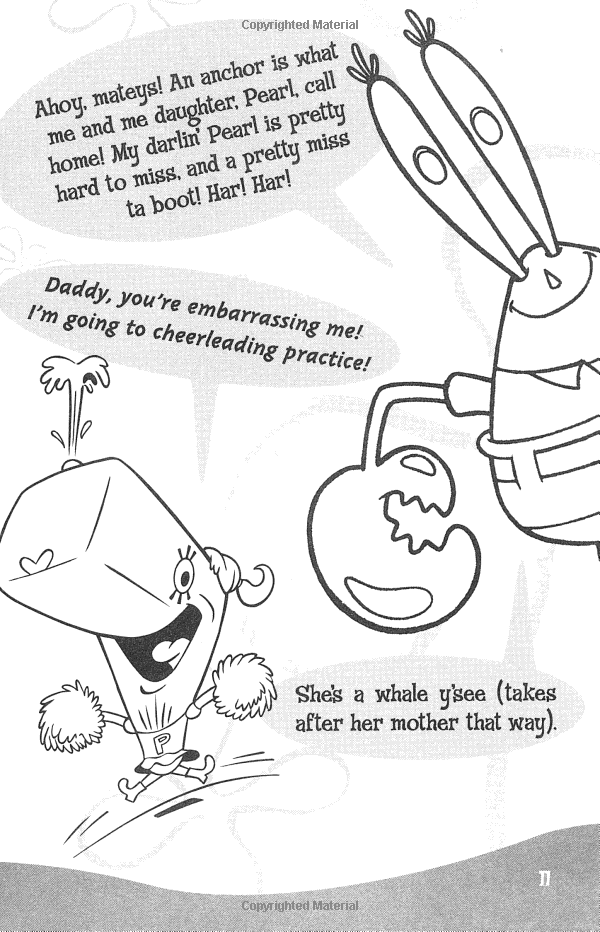 Spongebob Pearl Coloring Pages