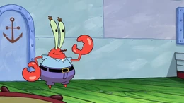 Mr. Krabs' early 2000 stock image reference.