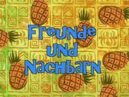 "Naughty Nautical Neighbors" title card.