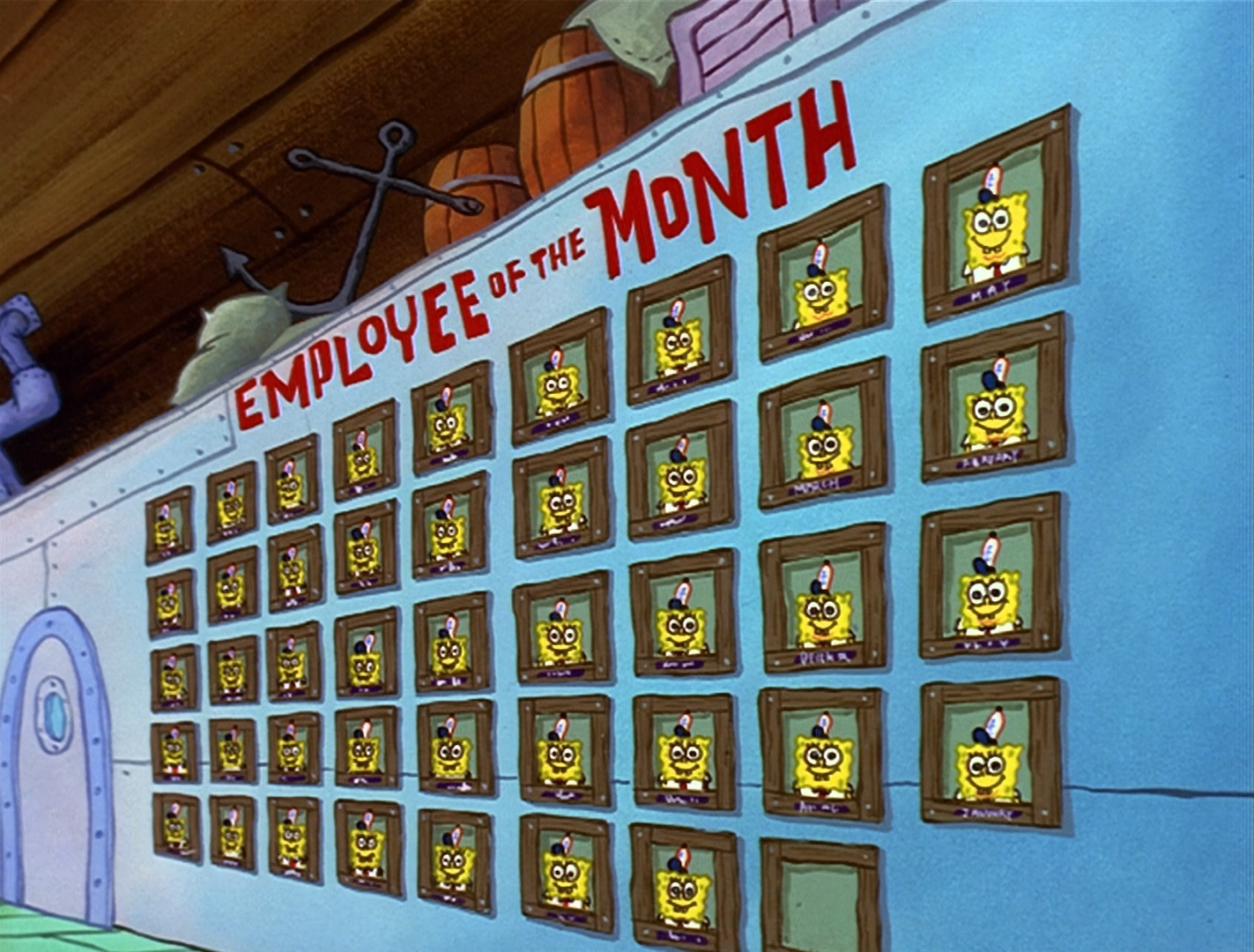 spongebob employee of the month game modles