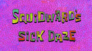 Squidward's Sick Daze title card