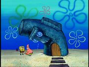 Squidward's house is known to come alive in some episodes.