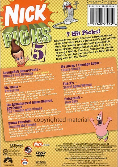 Nick Picks Volume 5 Encyclopedia Spongebobia Fandom Nick Picks Volume 5 Encyclopedia Spongebobia Fandom