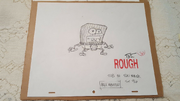 SPONGEBOB-ORGINAL-SKETCH-Signed-TODD-WHITE-Episode-Hall- 57