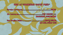 Mister Weiner in SpongeBob You're Fired credits