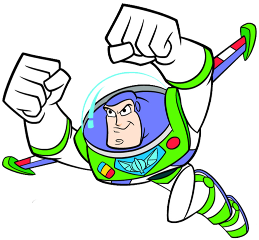 buzz lightyear drawing to infinity and beyond