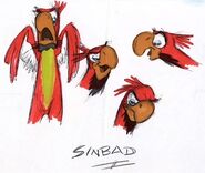 Concept art for Othello back when he was the prototype for Iago