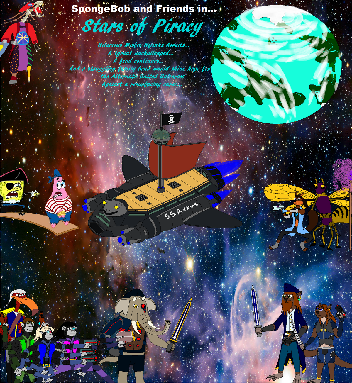 Stars of Piracy SpongeBob and Friends Adventures Wiki Fandom picture