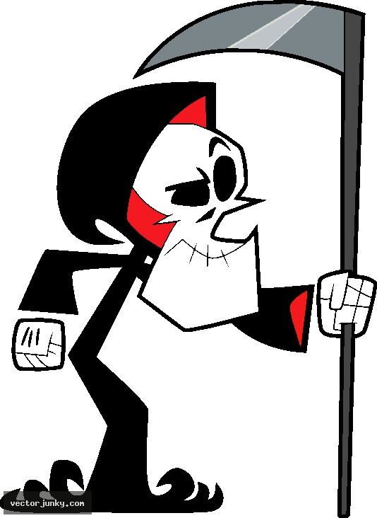 grim reaper billy and mandy drawings