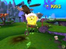 SpongeBob in action