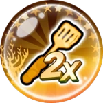 2x Gold Spatulas