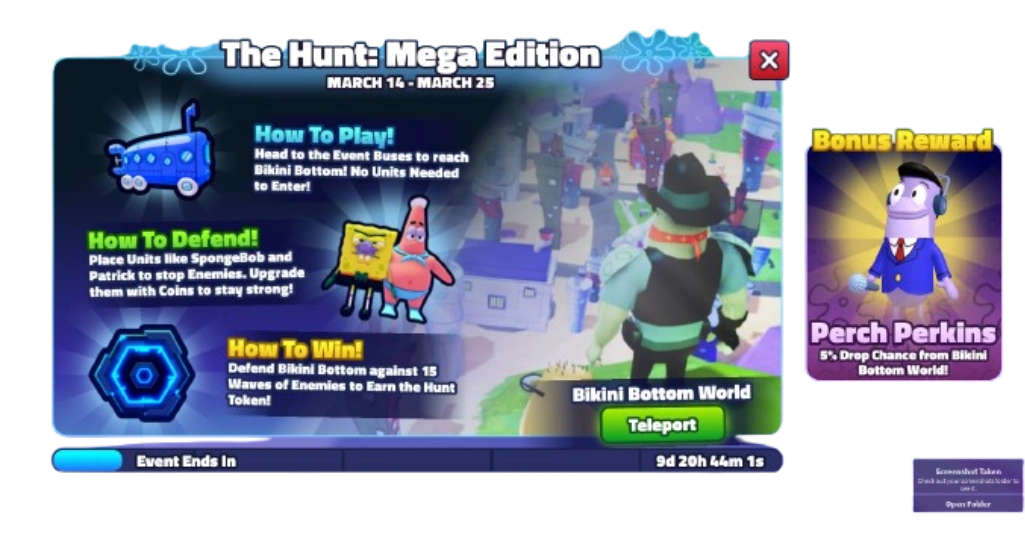 The Hunt: Mega Edition Special Event | SpongeBob Tower Defense