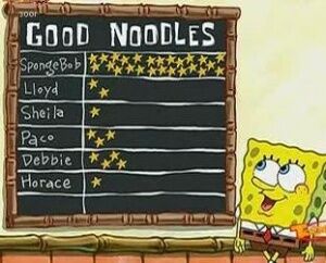 Good Noodle Board | SpongeBobtv Wiki | Fandom