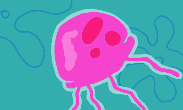 how to draw a jellyfish from spongebob