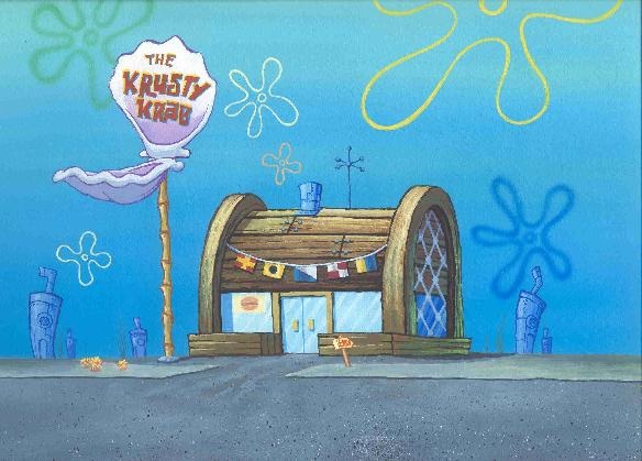 The Krusty Krab Spongebob Fanon Wiki Fandom - roblox work at a pizza place secrets krusty krab