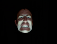 really scary faces in the dark