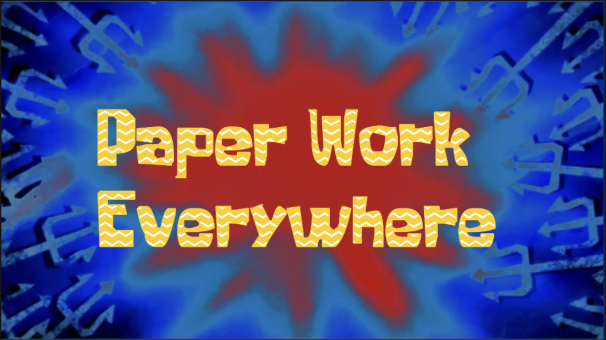 Paper Work Everywhere SpongeBob Fanon Wiki Fandom paper-work-everywhere-spongebob-fanon-wiki-fandom