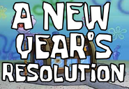 A New Year's Resolution