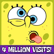 Icon celebrating 4 million place visits. (‎June ‎5, ‎2022)