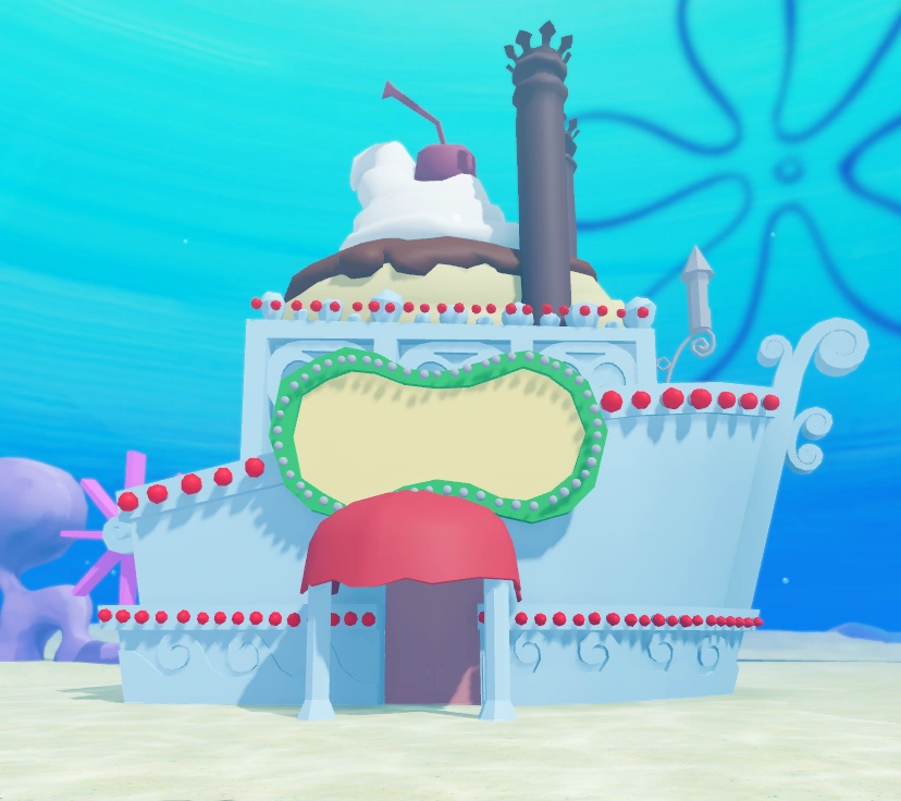 Goofy Goober's Ice Cream Party Boat The Spongy Construction Project