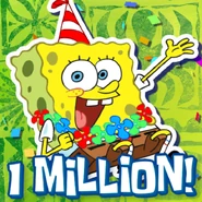 Icon celebrating 1 million place visits.