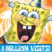 Icon for the 1 Million Visits Party, which celebrated the game htting 1 million place visits. (‎May ‎13, ‎2022)