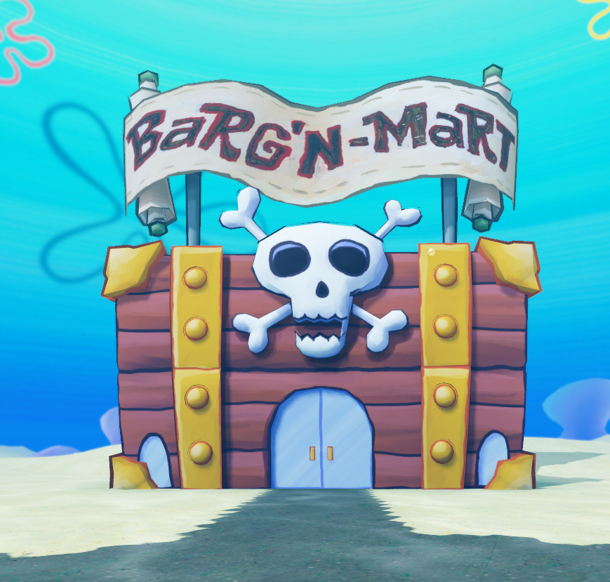 Barg'N-Mart, The Spongy Construction Project Wiki