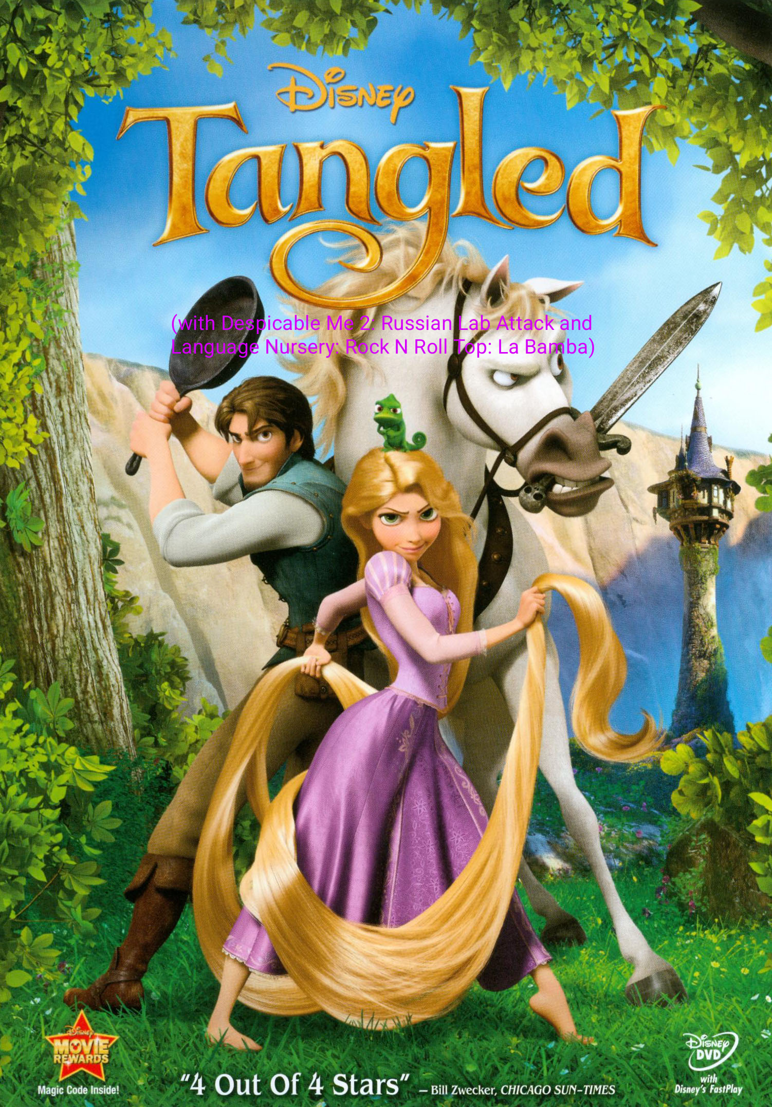 Tangled with Despicable Me 2 Russian Lab Attack and Language Nursery Rock N Roll Top La Bamba Spoof Wiki Fandom