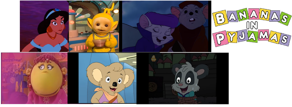 Female Characters Bananas in Pyjamas Spoof Wiki Fandom