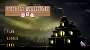 The "Spooker's Homecooked BBQ" alternate title screen, shows up when the player is killed by Specimen 11.