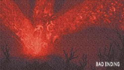 The Bad Ending screen