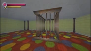 The broken cage.