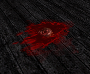 The fetus-like creature coughed up by the player.