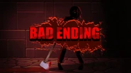 The slightly different Bad Ending screen in HD Renovation