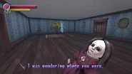 Spooky in the save point area.