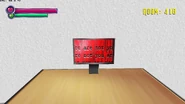 The eerie computer in the office.