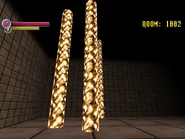 Attack with screaming pillars in HD Renovation.