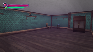 The room with the doll hands