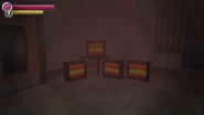 TVs near the exit door.