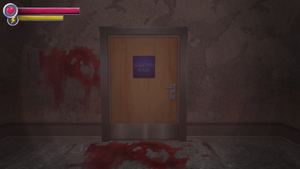 Isolation room door