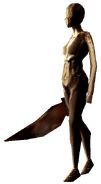 Specimen 5's 3D model, from one side.