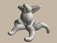 Debug Squid, the first creature ever made in Spore