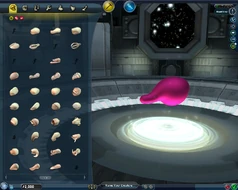 The Create Creature tool being used.