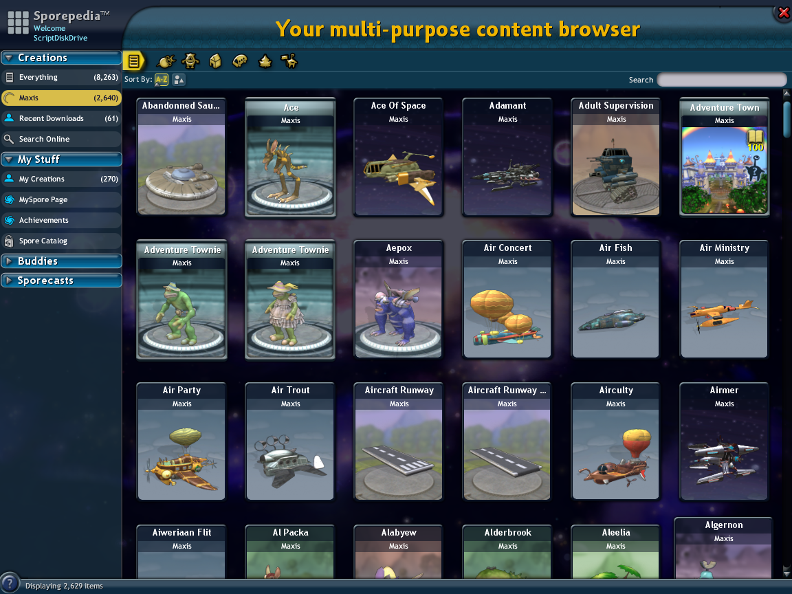 spore creepy and cute parts pack spore creepy and cute parts pack