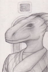 A portrait of Apollo, created by a Draconis artist.
