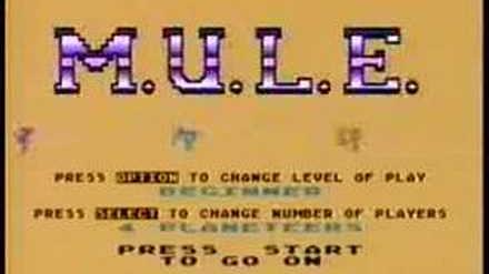 Atari 800 XL - M.U.L.E. intro